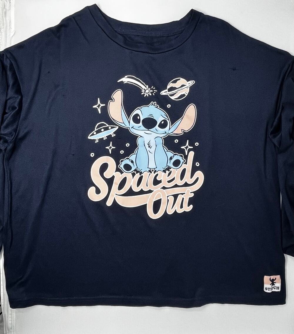 Disney Stitch Poly blend Women's Long Sleeve Poly Blend size XL Pre-Owned fair